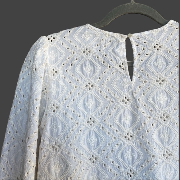 Sezane Cream Lace Blouse - Picture 14 of 16
